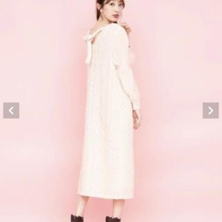 ウィルセレクション(WILLSELECTION)のウィルセレクション　アラン柄ボリュームスリーブワンピース(ひざ丈ワンピース)