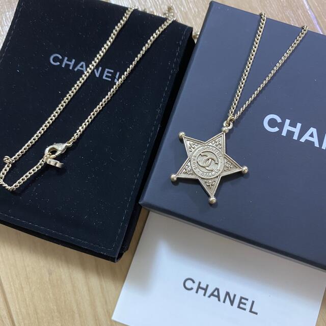 CHANEL シャネル アンティーク調 スターネックレスネックレス