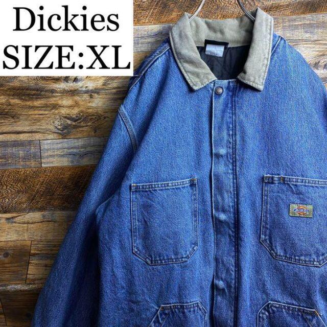 Dickiesディッキーズデニムジャケットカバーオールメンズ古着xlxxl中綿 お得セット