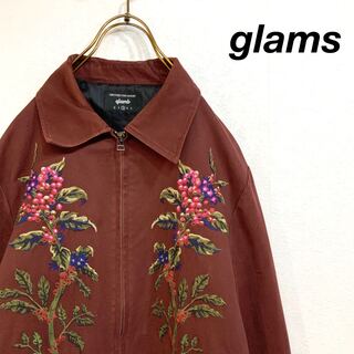 グラム(glamb)の【美品】glamb グラム ボタニカル刺繍 スカジャン スーベニアジャケット(ブルゾン)