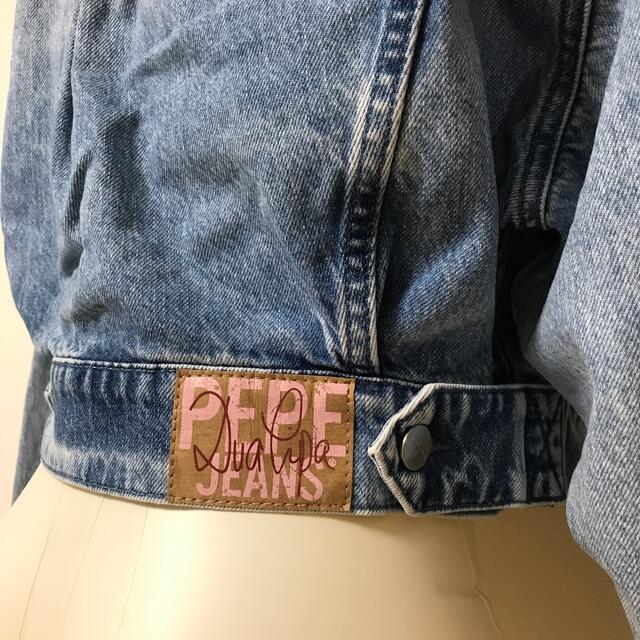 Pepe Jeans(ペペジーンズ)のデュアリパ　ぺぺジーンズ　限定コラボ　デニムジャケット　新品 レディースのジャケット/アウター(Gジャン/デニムジャケット)の商品写真