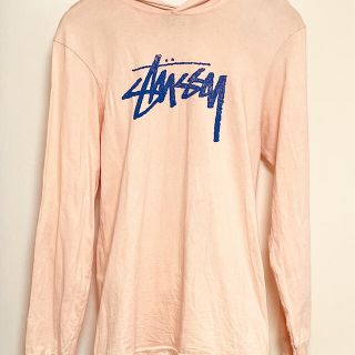 STUSSY ステューシー コットン パーカー オレンジ(パーカー)