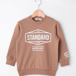 ザショップティーケー(THE SHOP TK)のTHE SHOP TK 【150cm】ロゴトレーナー ベージュ新品(Tシャツ/カットソー)