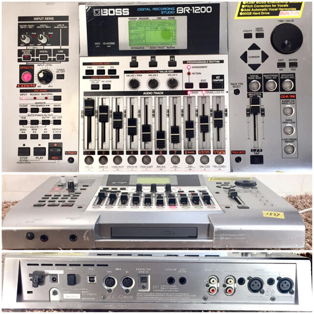 BOSS(ボス)のちょちゅけ様専用 1537.BOSS BR-1200CD！MTR80GB仕様 楽器のレコーディング/PA機器(MTR)の商品写真