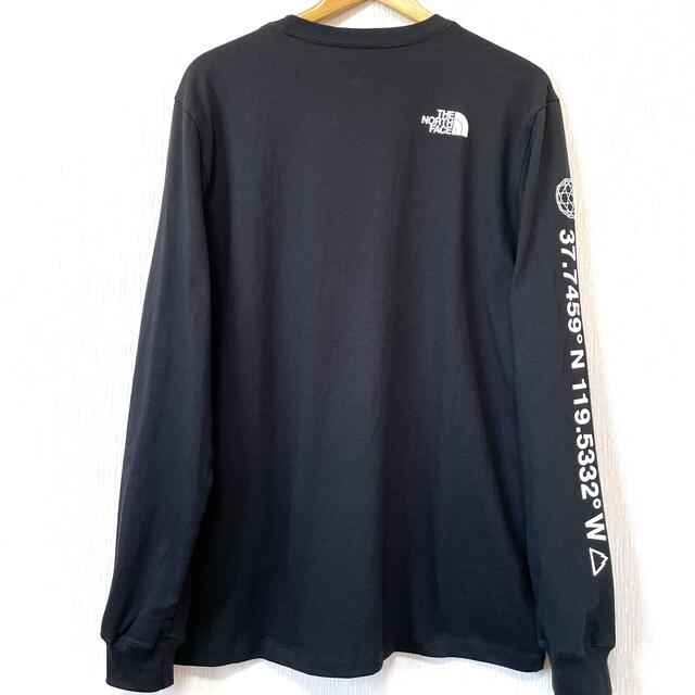 THE NORTH FACE(ザノースフェイス)の人気モデル ☆ 新品 ノースフェイス コーディネート ロンT 黒 M メンズのトップス(Tシャツ/カットソー(七分/長袖))の商品写真