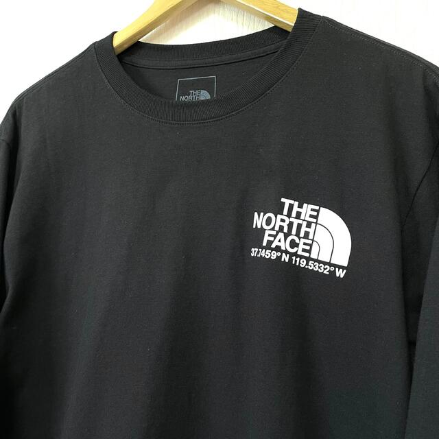 THE NORTH FACE(ザノースフェイス)の人気モデル ☆ 新品 ノースフェイス コーディネート ロンT 黒 M メンズのトップス(Tシャツ/カットソー(七分/長袖))の商品写真