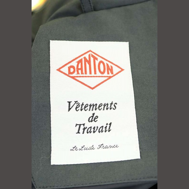 DANTON(ダントン)のダントン 18AW ファーフーデットダウンジャケット ミドル丈 36 チャコール レディースのジャケット/アウター(ダウンジャケット)の商品写真