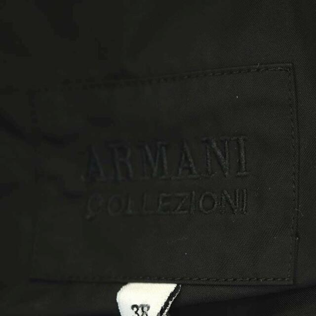 ARMANI COLLEZIONI(アルマーニ コレツィオーニ)のアルマーニ コレツィオーニ ダウンジャケット アウター ジップアップ 38 黒 レディースのジャケット/アウター(ダウンジャケット)の商品写真