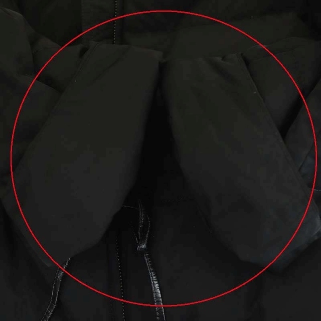 ARMANI COLLEZIONI(アルマーニ コレツィオーニ)のアルマーニ コレツィオーニ ダウンジャケット アウター ジップアップ 38 黒 レディースのジャケット/アウター(ダウンジャケット)の商品写真