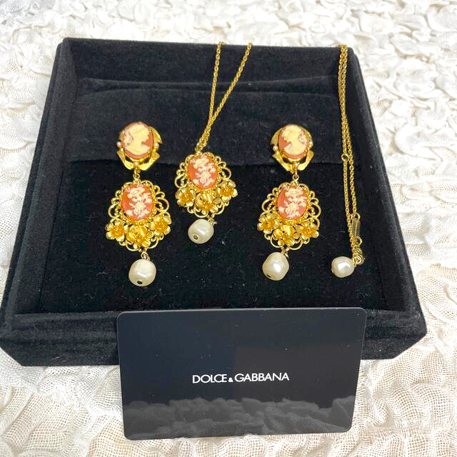 DOLCE&GABBANA(ドルチェアンドガッバーナ)のDolce&Gabbanaカメオセット✨ レディースのアクセサリー(イヤリング)の商品写真