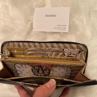 エルメス(Hermes)のエルメス　シルクイン　虎(財布)