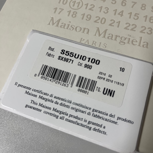 Maison Martin Margiela(マルタンマルジェラ)のマルタンマルジェラ財布ブラックMAISON MARGIELA   メンズのファッション小物(折り財布)の商品写真