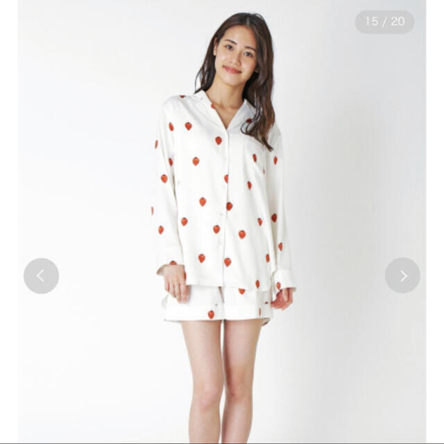 新品ジェラートピケいちご柄サテンパジャマ www.krzysztofbialy.com