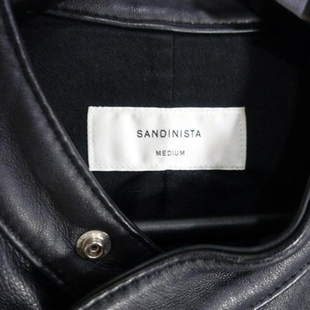 Sandinista(サンディニスタ)のSANDINISTA Stand Collar Waldes Zip Rider メンズのジャケット/アウター(レザージャケット)の商品写真