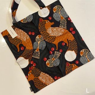 マリメッコ(marimekko)のmarimekko マリメッコ　Ketunmarja トート　完売ブラウン(トートバッグ)