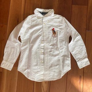 ポロラルフローレン(POLO RALPH LAUREN)のポロラルフローレン　白シャツ　120？(ブラウス)