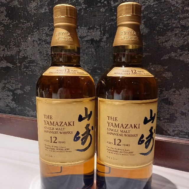 サントリー(サントリー)のサントリー山崎12年シングルモルトウイスキー 43度 700ml×2本セット 食品/飲料/酒の酒(ウイスキー)の商品写真