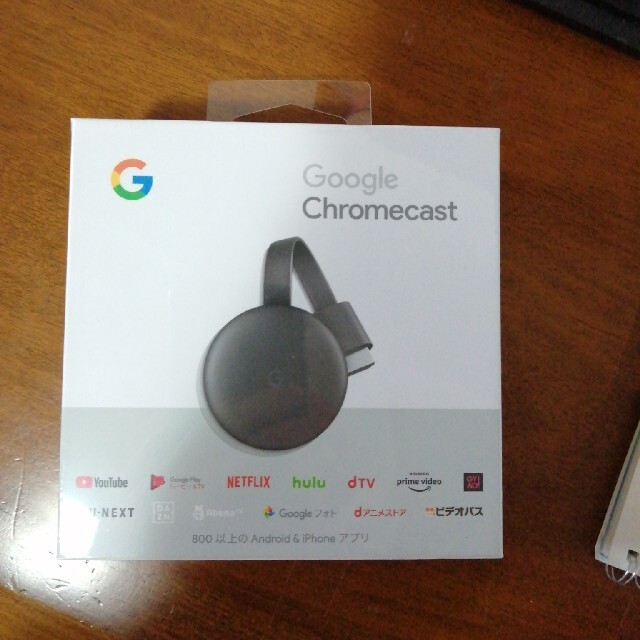 Google(グーグル)のGoogle Chromecast　正規品 第三世代 2K対応 スマホ/家電/カメラのテレビ/映像機器(映像用ケーブル)の商品写真