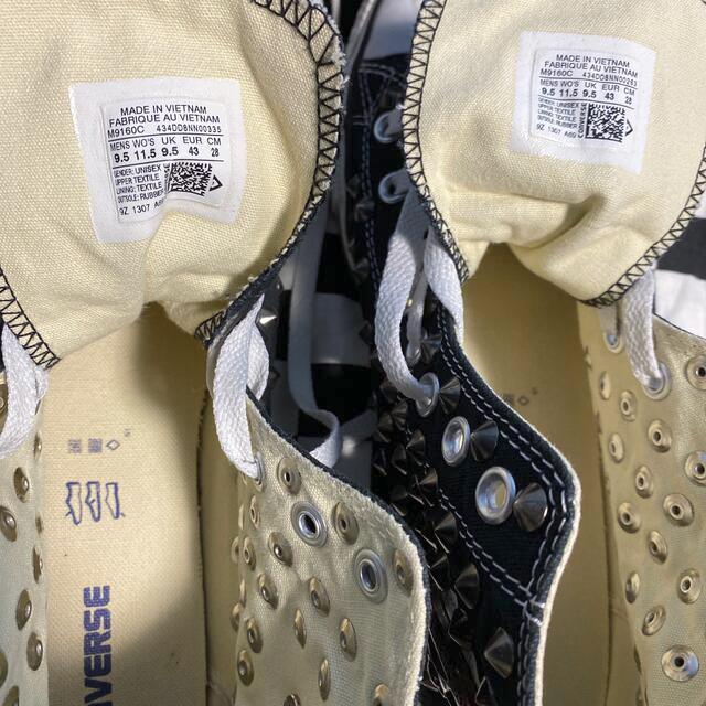 CONVERSE(コンバース)の激レア　コンバースオールスターHI スタッズハンドメイドカスタムモデル　28CM メンズの靴/シューズ(スニーカー)の商品写真