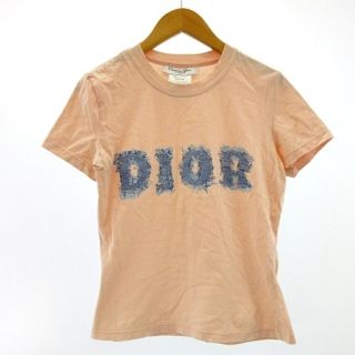 クリスチャンディオール(Christian Dior)のクリスチャンディオール プリントロゴ Tシャツ デニムデザイン 36 約M(カットソー(半袖/袖なし))