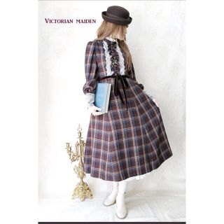 ヴィクトリアンメイデン(Victorian maiden)のVictorian maideプレッピーチェック(ロングワンピース/マキシワンピース)