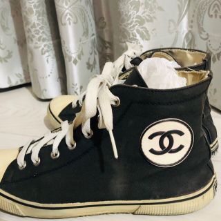 シャネル(CHANEL)のCHANELビンテージスニーカー♡使用感あるので激安します！(スニーカー)