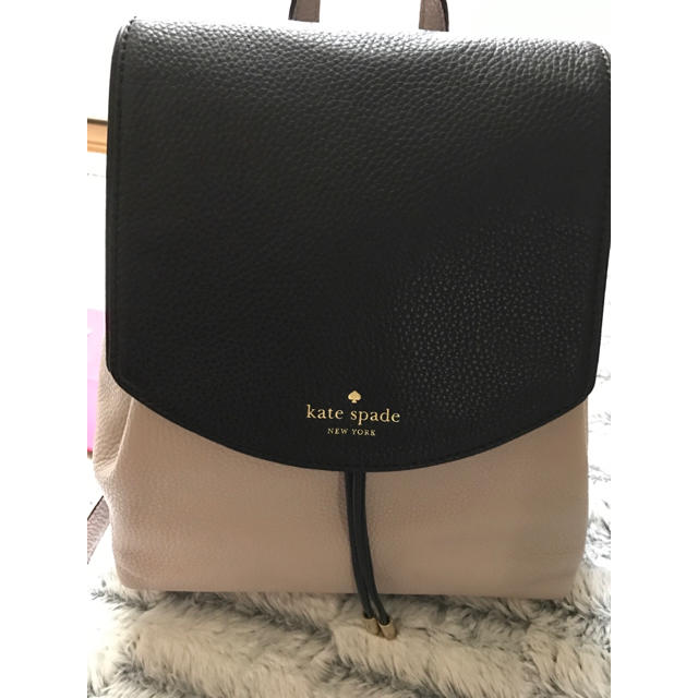 《セール超美品》katespade オールレザー リュック　2way バイカラー