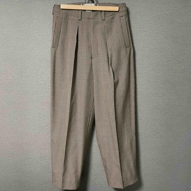yoke 19AW チェックパンツ ウール S ヨーク yoke 19AW チェックパンツ ウール S ヨーク