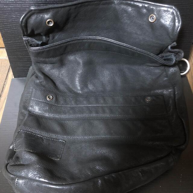 JULIUS(ユリウス)のJULIUS レザーショルダーバック(黒) メンズのバッグ(ショルダーバッグ)の商品写真