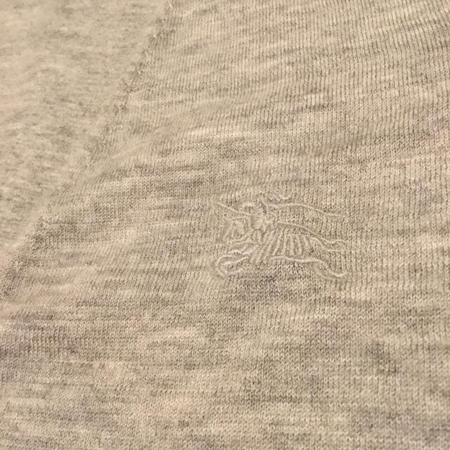 BURBERRY ブリット バーバリーニットカーディガン M 杢ライトグレー