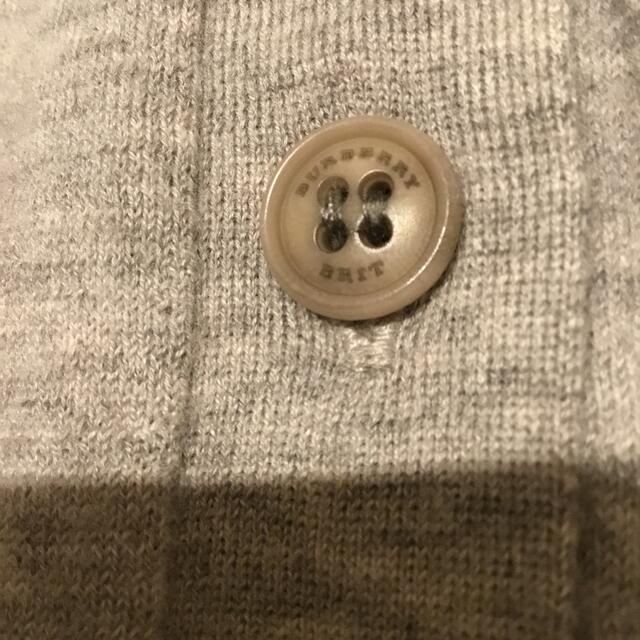 BURBERRY ブリット バーバリーニットカーディガン M 杢ライトグレー