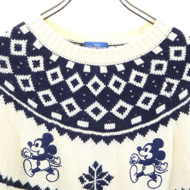 Disney(ディズニー)のディズニー ノルディック風 ミッキー刺繍 ニット S Disney セーター レディースのトップス(ニット/セーター)の商品写真