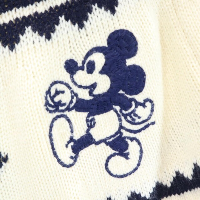 Disney(ディズニー)のディズニー ノルディック風 ミッキー刺繍 ニット S Disney セーター レディースのトップス(ニット/セーター)の商品写真