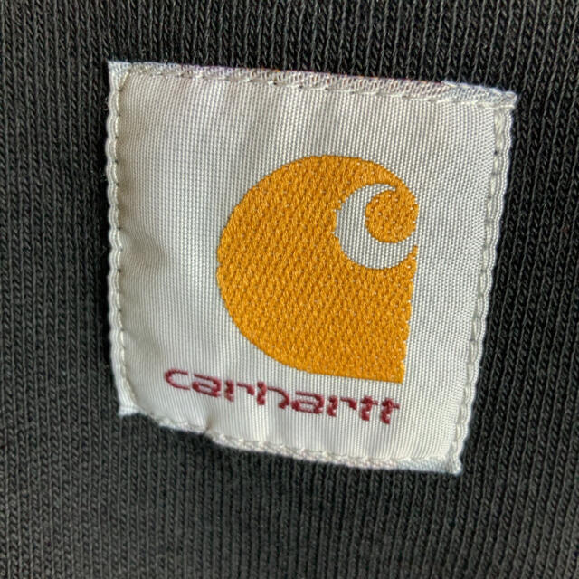 carhartt(カーハート)の【美品】カーハート WIP ロゴタグ ポケット 即完売品 定番 黒 スウェット メンズのトップス(スウェット)の商品写真