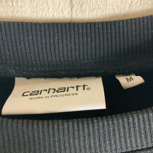 carhartt(カーハート)の【美品】カーハート WIP ロゴタグ ポケット 即完売品 定番 黒 スウェット メンズのトップス(スウェット)の商品写真