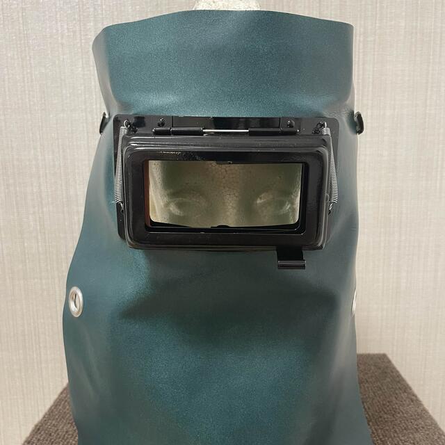 ヘルメット取り付けタイプ溶接革面