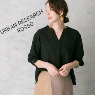 アーバンリサーチロッソ(URBAN RESEARCH ROSSO)のアーバンリサーチ ロッソROSSO★Vネックデザインタックプルオーバー(シャツ/ブラウス(長袖/七分))