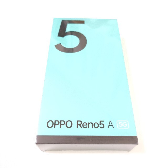 新品未開封　OPPO　Reno5A　CPH2199BK　納品書付　送料無料スマートフォン/携帯電話