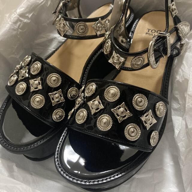 TOGA PULLA 本革PVC厚底サンダル 38 andreborba.com