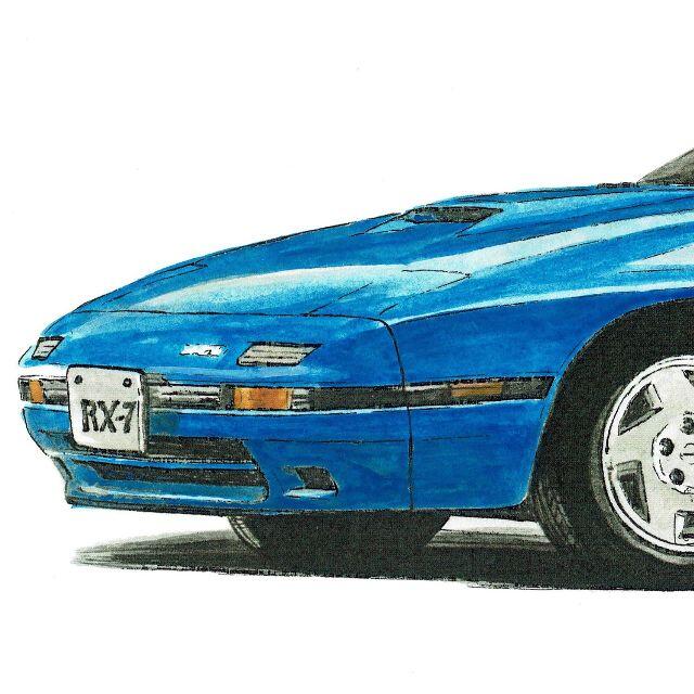 NC-1148サバンナRX-7 GT限定版画サイン有額装●作家平右ヱ門エンタメ/ホビー