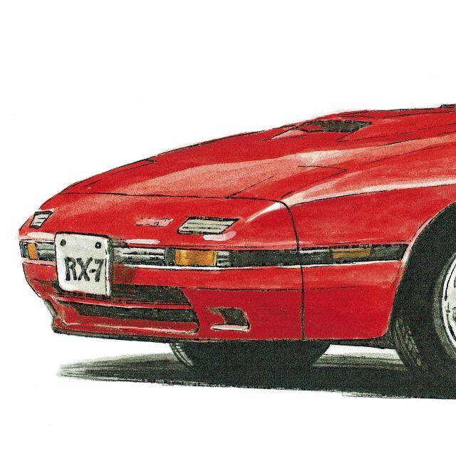 NC-1147サバンナRX-7 GT限定版画サイン額装済作家平右ヱ門 エンタメ/ホビーの美術品/アンティーク(版画)の商品写真