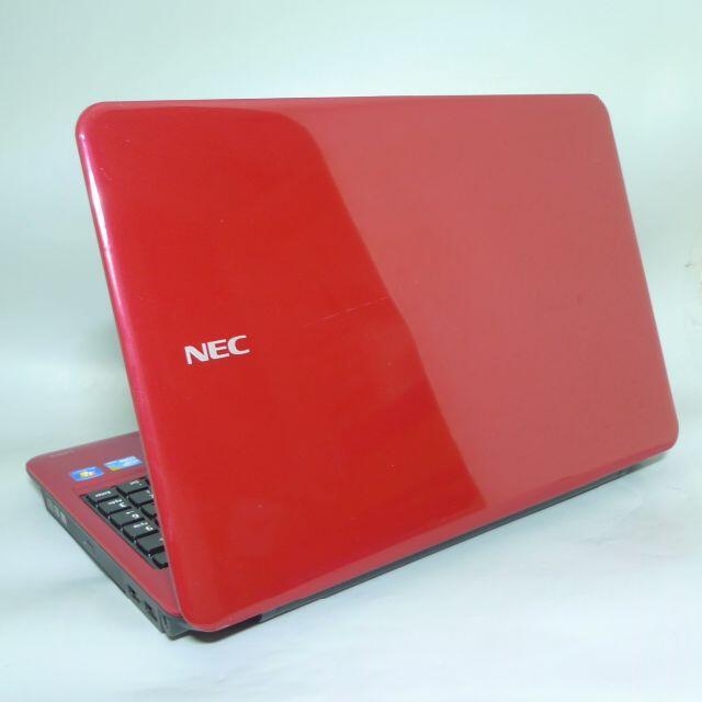 レッド ノートPC LS350CS6R 4GB 750G RW 無線