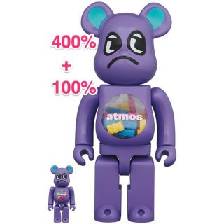 アトモス(atmos)の新品未開封 BE@RBRICK atmos BADMOOD 400% 100%(その他)