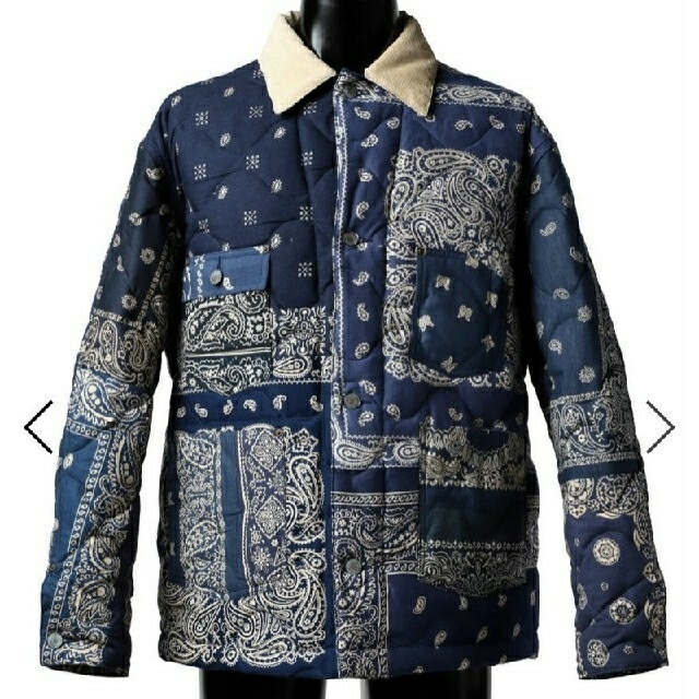 【超特価sale開催】 READYMADE 2 COAT BURN BANDANA QUILTED その他 【超特価sale開催】 READYMADE 2 COAT BURN BANDANA QUILTED その他
