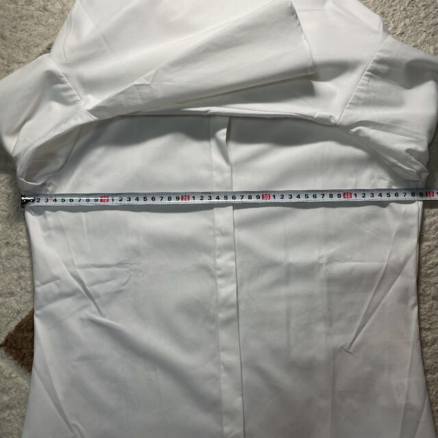 鎌倉シャツ　ドレスシャツ　ホワイト　綿100% 日本製 レディースのトップス(シャツ/ブラウス(長袖/七分))の商品写真