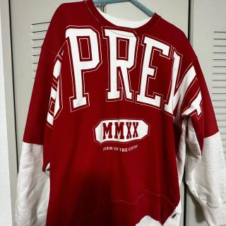 シュプリーム(Supreme)のOverprint Crewneck  Sサイズ(Tシャツ/カットソー(七分/長袖))