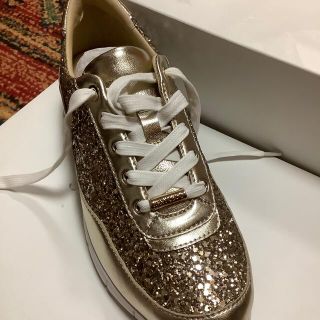 JIMMY CHOO - 新品未使用 ジミーチュウ キラキラスニーカーの通販 by