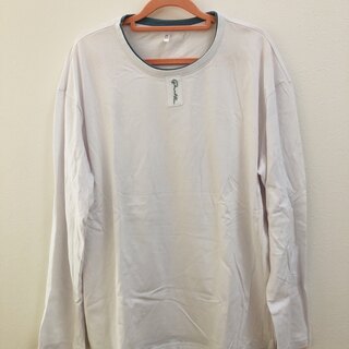 d18 白　tシャツ　ホワイト　メンズファッション 綿 night club(Tシャツ/カットソー(七分/長袖))