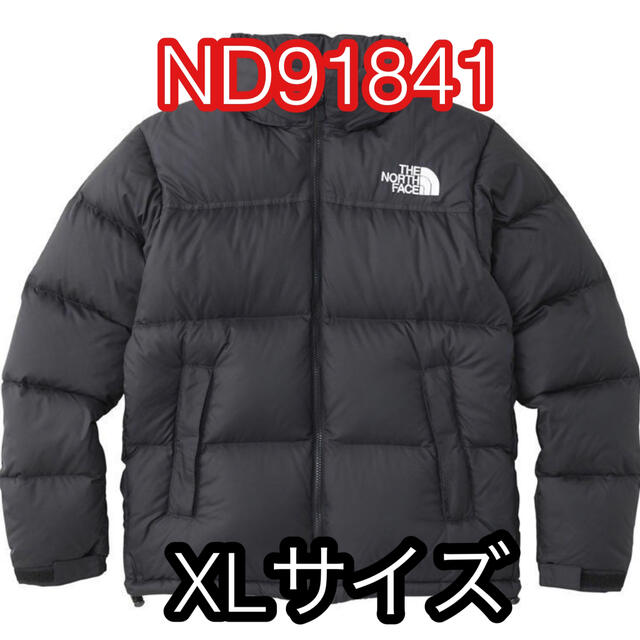 ダウン【新品未開封】ノースフェイス ヌプシジャケット ND91841 K XL