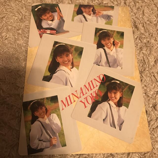 南野陽子　下敷き エンタメ/ホビーのタレントグッズ(アイドルグッズ)の商品写真